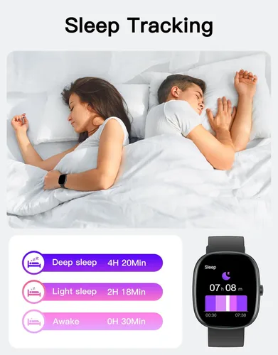 Miniatura 6 de Fitness Trackers for Men Women with Bluetooth Call 24/7 Heart Rate & Blood Oxygen Monitor Sleep Tracker, Steps/Calories Counter