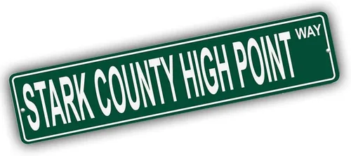 Miniatura 239 de Ohio Mountains Pick Your Mountain Compatible/repuesto para Acme Hill United States Mountain aluminio metal metal metal estilo letrero de calle