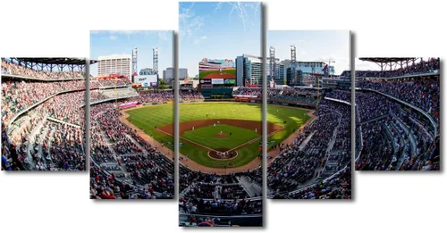 Miniatura 67 de Arte para pared, lienzo para estadio deportivo, arte para pared, diseño de campo de Wrigley en Chicago, pinturas de Chicago, impresiones sobre
