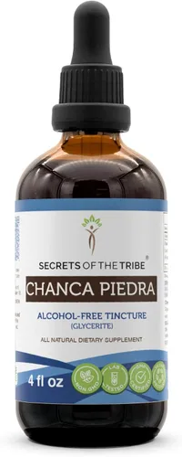 Secrets of the Tribe Extracto de tintura sin alcohol de Chanca Piedra, Chanca Piedra (Phyllanthus niruri) Suplemento de tintura de hierbas secas (4