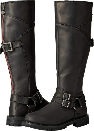 Miniatura 7 de HARLEY-DAVIDSON FOOTWEAR Botas de motocicleta Lomita para mujer, Negro