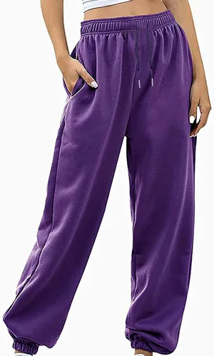 Miniatura 3 de WPNMASNP Pantalones cargo para mujer, pantalones casuales de entrenamiento, pantalones deportivos de cintura alta, pantalones holgados Y2K modernos