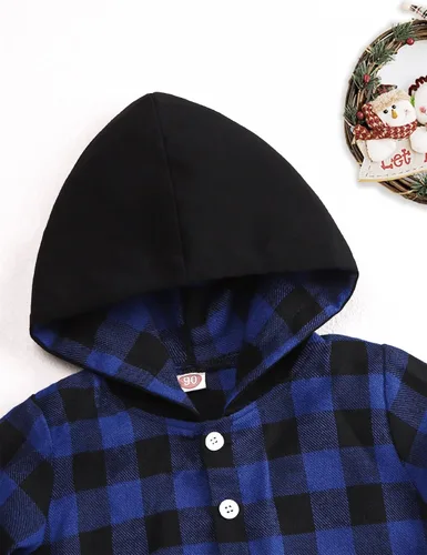Miniatura 68 de Conjunto de ropa para bebés y niños pequeños, camisa con capucha y pantalones deportivos para otoño e invierno