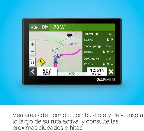Miniatura 5 de Garmin Drive™ 53 GPS Navegador, Pantalla Táctil de Alta Resolución, Menús Sencillos en Pantalla y Mapas Fáciles de Ver, Alertas para el Conductor