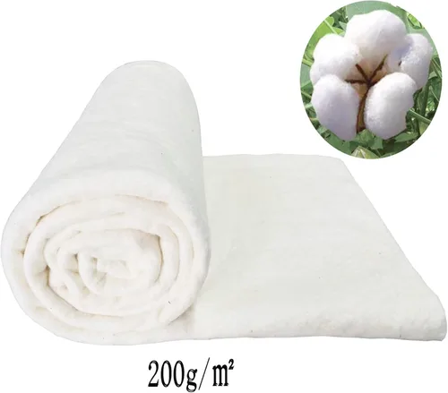 Miniatura 5 de LUMANSUO Edredón de algodón natural artesanal de 200 GSM para acolchado (36 x 45 pulgadas)