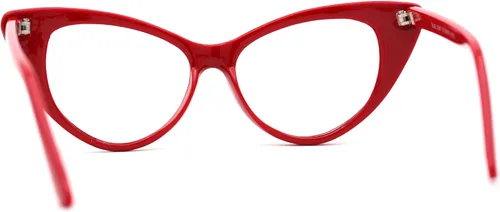 Miniatura 4 de SA106 Gafas de computadora con marco de ojo de gato auténtico gótico clásico con filtro de luz azul