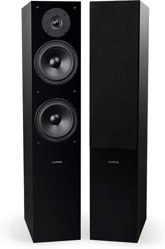 Miniatura 7 de Fluance Elite Sistema de altavoces de sonido envolvente de alta definición para cine en casa de 5.0 canales, incluye torres de pie, canal central