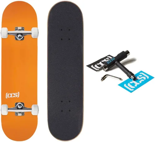 Miniatura 21 de [CCS] Patineta completa Madera de arce Grado profesional Totalmente montado con herramienta de patinaje y calcomanías Adultos, niños