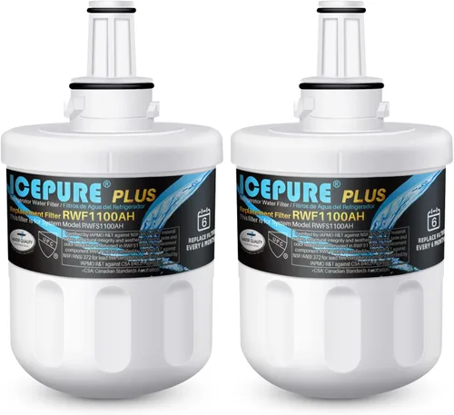 Miniatura 11 de ICEPURE Filtro de agua alcalino DA29-00003G de repuesto para refrigerador Samsung DA29-00003A, DA29-00003B, Aqua-Pure Plus, HAFCU1, FMS-1 WSS-1