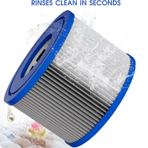 Miniatura 5 de TidyMister Paquete de 6 cartuchos de filtro tipo VI para bañera de hidromasaje y spa compatibles con Lay-Z-Spa, Coleman SaluSpa 90352E 58323E