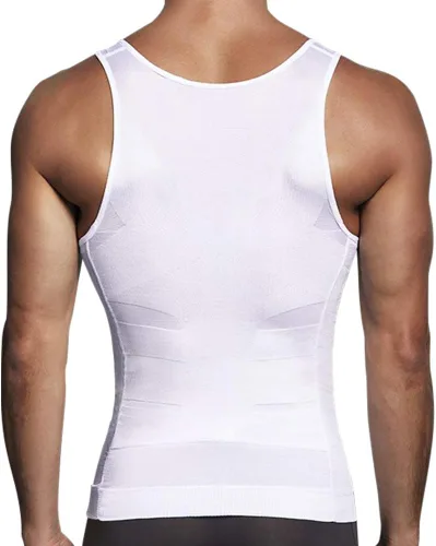 Miniatura 2 de Compression Shirts for Men Body Shaper Slimming Shirts Shapewear with Zipper