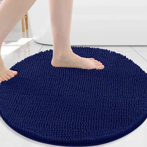 Miniatura 115 de Arotive Alfombras de baño de felpilla extrasuaves y absorbentes, de 24 x 16 pulgadas, lavables a máquina, parte trasera de goma antideslizante