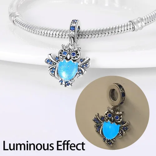 Miniatura 57 de Pandach Dijes colgantes de plata de ley 925 para pulseras y collares, dijes colgantes de Madonna con cuentas de girasol, joyería para mujer