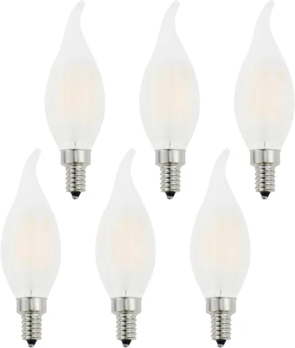 Miniatura 7 de Bombillas LED para lámpara de araña equivalente a 40 W, base E26, regulable, 4 W, 2700 K, blanco cálido, bombilla B11 E26 para candelabro