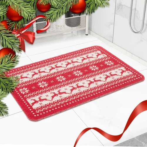 Miniatura 16 de Hargiis - Tapete antideslizante de secado rápido para bañera, piso, baño, ducha, cocina, hogar, hotel (color blanco, 24 x 24 pulgadas)