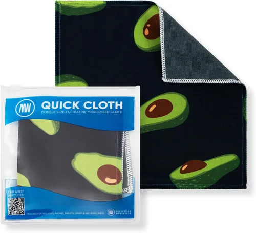 Miniatura 11 de Quick Cloth - Paños de limpieza de lentes de microfibra de 8 x 8 pulgadas, astrología, 1 paquete con funda, limpiador de lentes de doble cara
