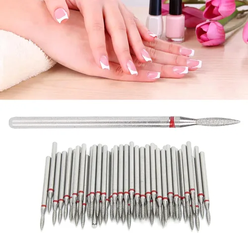 Miniatura 2 de Estink Juego de 50 brocas profesionales para pulir uñas, herramienta de manicura, brocas de repuesto para el hogar, salón de uñas, cuidado de pies