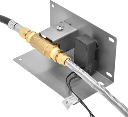 Miniatura 4 de Stanbroil Kit de hoguera redonda de 19 pulgadas con kit de encendido por chispa, versión de gas propano, acero inoxidable 304
