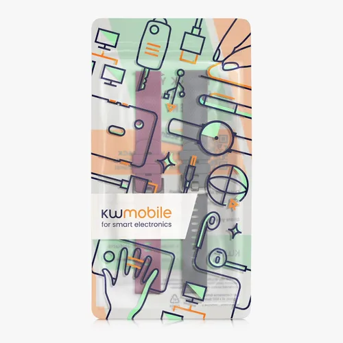 Miniatura 7 de kwmobile Correas compatibles con Willful Fitnesstracker/Smartwatch Straps – 2 correas de silicona de repuesto – Negro/Rosa polvoriento