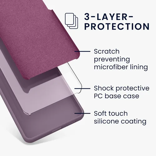 Miniatura 247 de kwmobile Funda Compatible con Google Pixel 6 Pro - Funda de teléfono de silicona TPU con acabado suave - Azul Arrecife