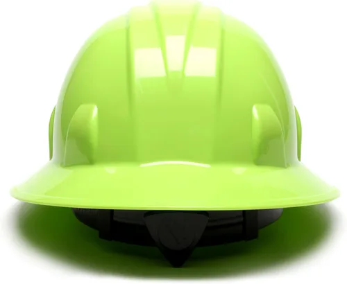 Miniatura 4 de Pyramex Safety SL Series - Casco duro de ala completa, suspensión de trinquete de 4 puntos, Hi Vis Lime Verde lima(Hi-Vis Lime)