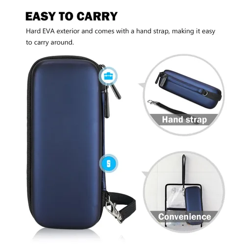 Miniatura 3 de ProCase - Funda rígida para recortadora y afeitadora eléctrica híbrida, bolsa organizadora de viaje y transporte para QP2520 QP2530 QP2620 QP2630