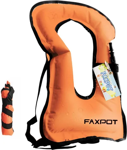 Miniatura 9 de Chaleco de esnórquel, chaleco de natación inflable portátil para adultos, para kayak, flotabilidad, buceo, surf, chaleco de esnórquel, chaqueta