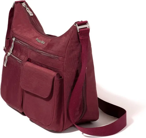 Miniatura 64 de Baggallini womens Everywhere Bagg Crossbody Women 11x9 Lightweight Nylon Hobo Water-resistant Travel Bag W/Rfid