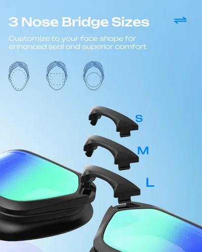 Miniatura 7 de OLANRUN Swim Goggles Adult Swimming Goggles No Leaking Full Protection Anti Fog UV Clear Vision for Men Women Teenagers Pool