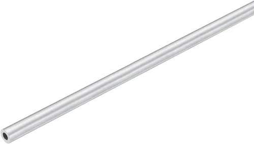Miniatura 45 de uxcell Tubo redondo de aluminio 6063, tubo de 27 mm de diámetro exterior y 23 mm de diámetro interior de 400 mm de longitud para proyectos