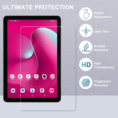 Miniatura 4 de ACdream Paquete de 1 protector de pantalla para tablet T-Mobile Revvl Tab 2 de 10.1 pulgadas, modelo 2025: 9185W