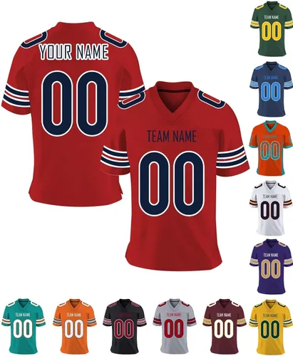 Camiseta de fútbol personalizada con nombre de equipo, número de equipo, camiseta de fútbol personalizada para hombres, jóvenes, mujeres, niños