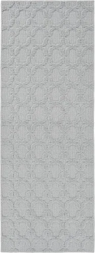 Miniatura 93 de Garland Rug Sparta - Alfombra antideslizante de polipropileno de 2 pies x 12 pies, color negro, ideal para salas de estar y pasillos, elegante