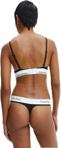 Miniatura 3 de Calvin Klein - Pantaletas estilo tanga de algodón modernas para mujer