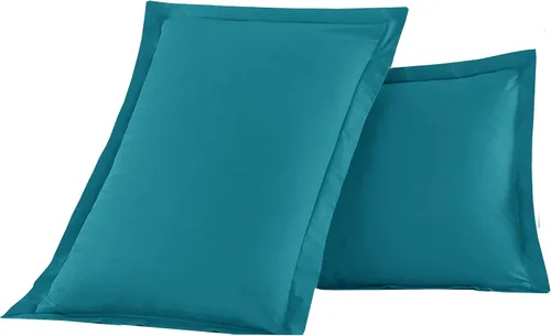 Miniatura 9 de Lujosas fundas de almohada de 2 piezas de microfibra de doble cepillado, resistentes a las arrugas, estándar/Queen, color negro