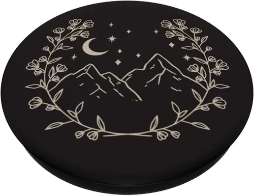 Miniatura 2 de Crema - PopGrip adhesivo PopSockets Boho Floral Moon Mountain