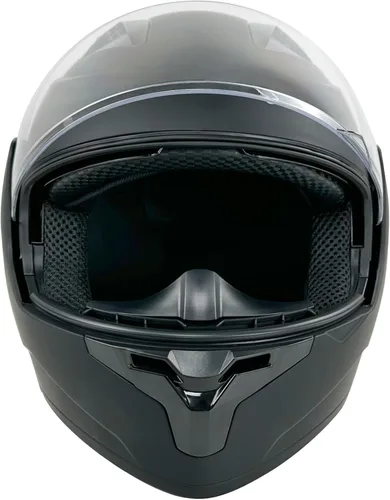 Miniatura 3 de Casco para motocicleta integral, negro mate, con certificación DOT, diseño abatible