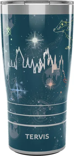 Miniatura 12 de Tervis Traveler - Vaso aislado de triple pared de Harry Potter Marauder's Constellation mantiene las bebidas frías y calientes, 30 onzas, acero