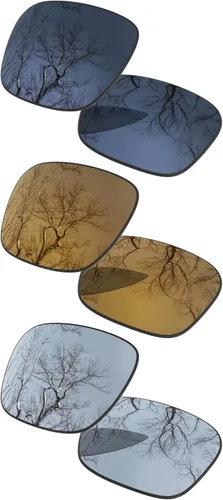 Miniatura 25 de ToughAsNails Set of 3 Replacement Lenses for Oakley Jupiter Squared Pack