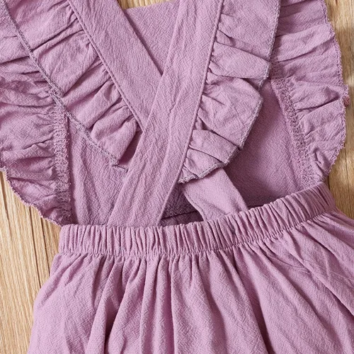 Miniatura 45 de Shalofer Traje de primer cumpleaños para bebé niña con diadema
