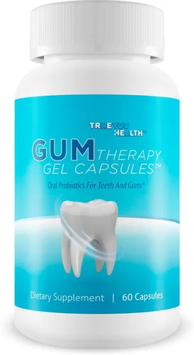 Cápsulas de gel de terapia de encías - Nuestro mejor probiótico de apoyo para encías y dientes - Probióticos dentales orales para la salud de las