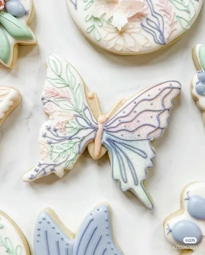 Miniatura 5 de Juego de 3 cortadores de galletas de mariposa, cortador de acero inoxidable para fiestas temáticas, baby shower, boda, primavera, vacaciones
