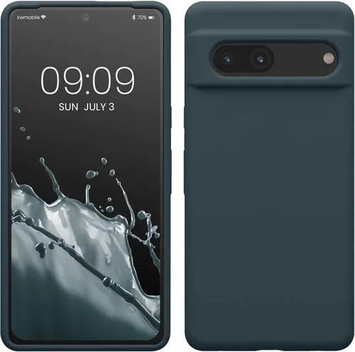 Miniatura 37 de kwmobile Funda compatible con Google Pixel 7 - Funda de silicona TPU con acabado suave - Piedra antigua