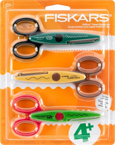 Miniatura 7 de Tijeras Fiskars Kidzors Paper Edgers - Tijeras decorativas para papel, cartulina y manualidades, para manualidades y suministros escolares, 5