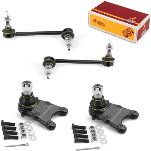 Miniatura 237 de Metrix Premium Chassis Parts - Juego de 4 piezas de articulación de rótula superior y barra estabilizadora delantera para Ford Ranger RWD 1998-2011