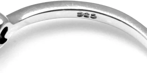 Miniatura 4 de Silvershake Anillo de nudo celta de plata de ley 925 con forma de corazón natural de 1,15 quilates