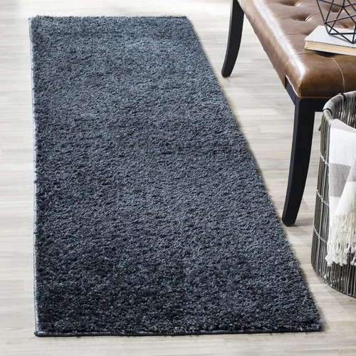 Miniatura 23 de SAFAVIEH Arizona Shag Collection ASG820A - Alfombra de pasillo, 2 pies 3 pulgadas x 6 pies, color crema, diseño sólido, no desprende pelusa y fácil