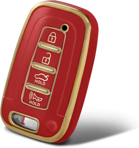 Miniatura 49 de Estuche para Llave Inteligente de TPU Funda Protectora Compatible con Azera Elantra GT EQUUS Genesis Coupe Santa FE Sonata Tucson Veloster KIA