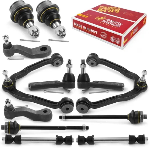 Miniatura 86 de Metrix Premium Chassis Parts - Kit de suspensión delantera de 10 piezas para BMW X5 2007-2013, BMW X6 2008-2014, reemplazo, fabricado en Europa