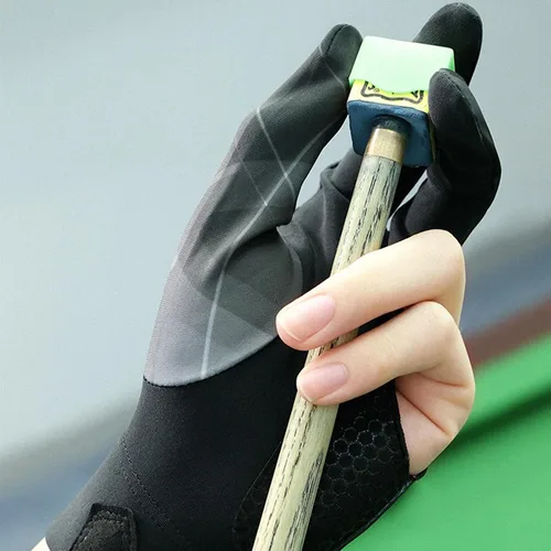 Miniatura 6 de Guantes de billar de 3 dedos, guantes de billar para mano izquierda y diestra, transpirables, antideslizantes, para billar